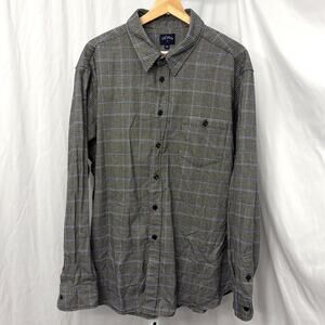 Noah NYC Mens XXL Gray Blue Plaid Flannel Shirt